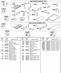 Engine Gasket Set Valve Gasket Set Diagram and Parts List for 587447-0205-E2  Briggs and Stratton Engine